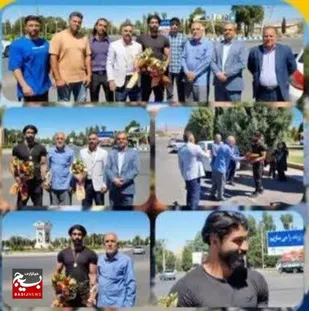 استقبال ورزش دوستان زرندی از علی نکویی نایب قهرمان کونگ فوی کشور&nbsp;