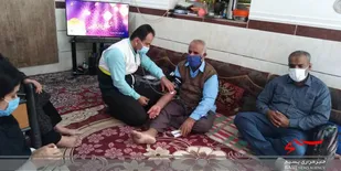 ارائه خدمات درمانی و ویزیت  رایگان بیماران توسط بسیج جامعه پزشکی تنگستان