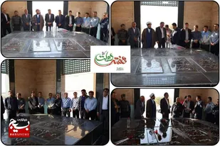 برگزاری آیین غبارروبی گلزار شهدای گمنام در هفتکل