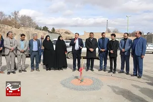 آیین کلنگ&zwnj;زنی پروژه بزرگ گاراژ توکل شاهرود