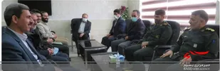 فرمانده سپاه سلماس با رئیس آموزش و پرورش شهرستان دیدار کرد