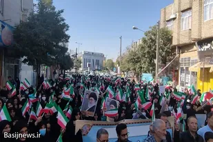 اجتماع و راهپیمایی عظیم بانوان مهدوی در شهرستان کبودراهنگ برگزار شد