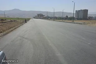 بهسازی مسیر ورودی شهرک خزایی اسدآباد انجام شد