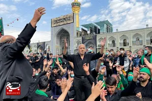 ارادت به اسوه وفا عباس بن علی(ع) در محضر امام رضا(ع)/ طنین ندای &laquo;یاابالفضل&raquo; به یاد مظلومیت علمدار کربلا