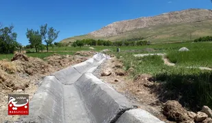 اشتغالزایی برای ۴۰۰ نفر با توسعه صندوق های قرض الحسنه/احداث ۴۲۰۰ متر کانال انتقال آب هدیه جهادگران به مردم زرند