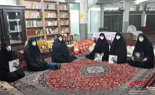 بازدید مسئول بسیج جامعه زنان استان همدان از پایگاه نمونه استانی