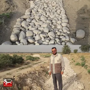 آغاز عملیات بهسازی  کانال آبیاری درروستای آزاده رامشیر توسط بسیج مهندسین کشاورزی
