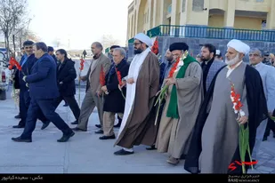 غبارروبی گلزار مطهر شهدای همدان
