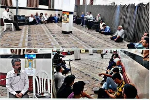 حضور فرماندار پیشوا در جمع نمازگزاران شهرک مارگارین