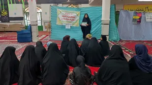 بسیجیان فاطمیون پای کار پیشگیری از اعتیاد