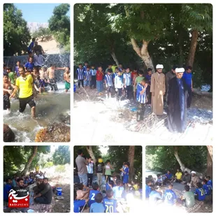 برگزاری اردوی تفریحی، ورزشی برای  حلقات صالحین  اندیکا