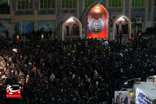 ساعت 1:20  لحظه شهادت  گلزار شهدا کرمان