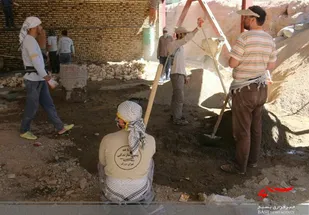 فرمانده ناحیه بسیج دانشجویی استان سمنان از فعالیت یک قرارگاه جهادی در میامی سرکشی کرد
