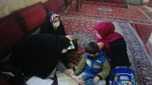 تداوم پویش لبخند رضایت با حضور فرهنگیان جهادی