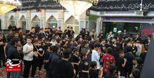 میثاق دوباره دانش&zwnj;آموزان شهرستان طرقبه شاندیز با قاسم بن الحسن(ع) + فیلم+ عکس