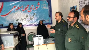 بازدید فرمانده سپاه ناحیه شاهرود از محلات اسلامی