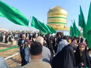 بازدید کاروان راهیان نور گنبد و مراوه تپه از مناطق عملیات غرور آفرین  والفجر ۸