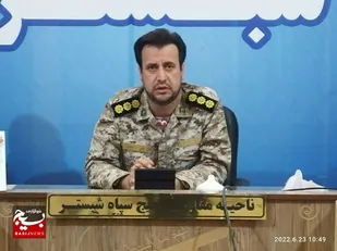 نشست خبری فرمانده سپاه شبستر باخبرنگاران این شهرستان
