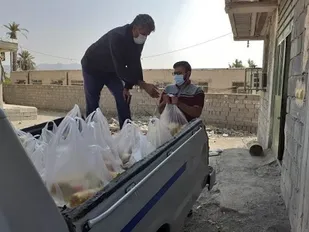 اهدای ۱۱۰ بسته معیشتی دررودان