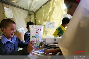 اردوی آموزشی در حاشیه شهرستان بجنورد