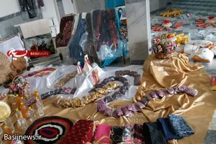برپایی نمایشگاه اقتصاد مقاومتی در بخش زنگنه ملایر