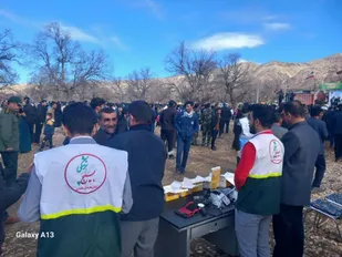 خدمت رسانی بسیج جامعه پزشکی لردگان