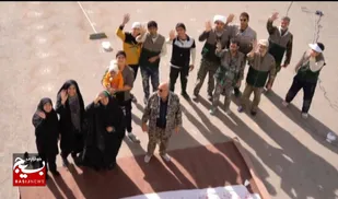 جهادگران بسیجی رنگ عشق بر مدارس می&zwnj;پاشند/ ۴۰ هزار متر مربع فضای آموزشی شاداب سازی شد