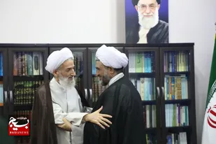 دیدار مسئول نمایندگی ولی فقیه در سازمان بسیج کشور  با آیت الله محمدی لائینی