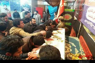 وداع با پیکر مطهر شهید &laquo;شوهانی&raquo; در نهاوند