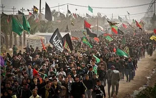پیاده روی اربعین امروز همایش قدرت نمایی اسلام و شیعه است .