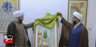 رونمایی از تابلوی &laquo;حجاب میراث حضرت فاطمه&raquo; در اهواز