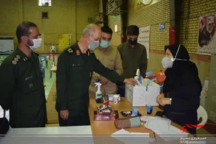 بازدید معاون سازمان بسیج از مرکز واکسیناسیون &laquo;شهید سلیمانی&raquo; اراک