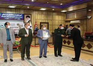 ازسپاه امیرالمؤمنین (ع) درخصوص مبارزه با بیماری کوید ۱۹ و مدیریت سیل سال گذشته تجلیل به عمل آمد