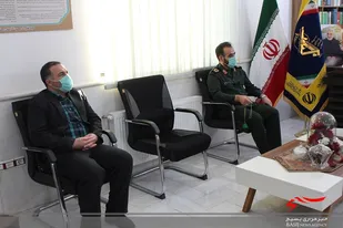 دیدار مسئول هیئت رزمندگان با فرمانده سپاه قائم آل محمد(عج)