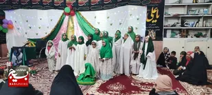 مراسم ولادت امام زمان(عج) روستای جزیره شمالی +گزارش تصویری