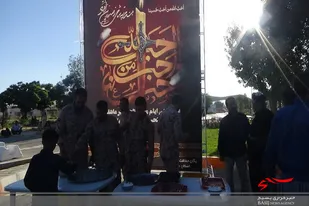 برپایی ایستگاه صلواتی به&zwnj;همت یگان حفاظت هواپیمایی فرودگاه همدان