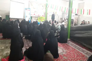 برگزاری مراسم گرامیداشت هفته بسیج در روستای ارجنک خوانسار + تصاویر