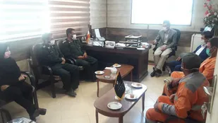 تجلیل از پاکبانان سید و زحمت کش شهرستان تفت