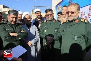 بازدید سردار سردار سلیمانی از حاشیه شهر زاهدان