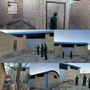 بازدید فرمانده سپاه پیشوا از سوله صالحین نیمه کاره در روستای علی آباد