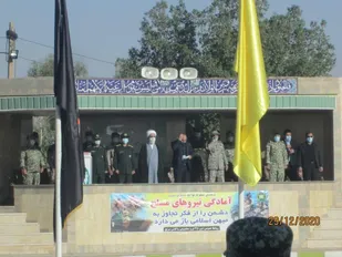 برگزاری صبحگاه مشترک نیروهای مسلح در شوشتر