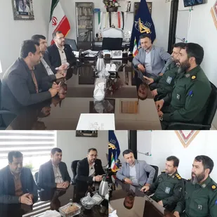 &nbsp;دیدار مدیر آبفا شهرستان پیشوا با فرمانده سپاه در سالروز فتح خرمشهر