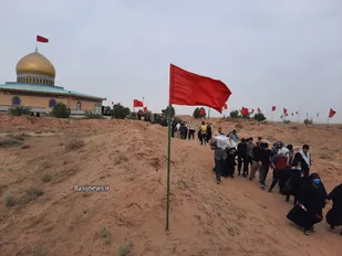 اعزام بسیجیان پایگاه های تابعه حوزه شهید مهدی باکری کرج به راهیان نور