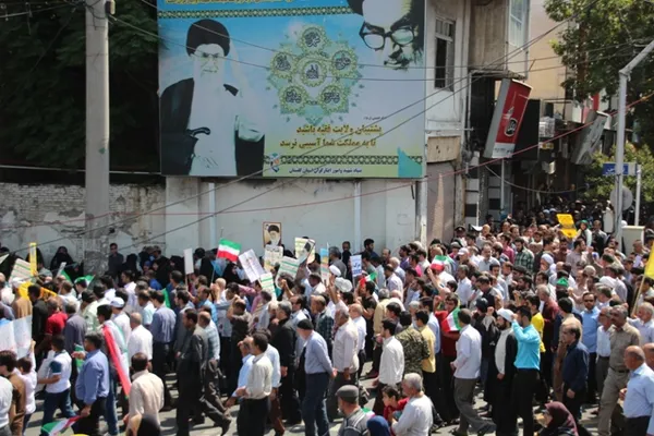 راهپیمایی روز قدس مرکز استان گلستان-تیرماه 95