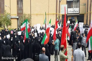 تجمع دانشجویان همدانی در محکومیت حوادث تروریستی اخیر