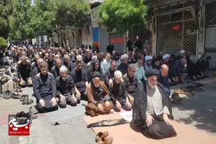 اقامه نماز ظهر عاشورا در تویسرکان