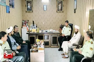 دیدار فرمانده سپاه ناحیه اسدآباد با فرمانده انتظامی شهرستان