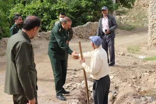 سرکشی فرمانده سپاه شاهرود از جهادگران فاطمی بخش بیارجمند+ تصاویر