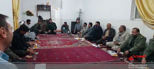 دیدار فرمانده ناحیه میامی با اعضای پایگاه شهدای گمنام