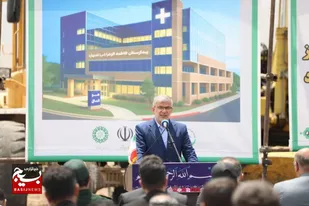 برگزاری آیین کلنگ زنی پروژه مجتمع آموزشی و درمانی و بیمارستان ۱۰۰ تختخوابی فاطمه الزهرا (س) شهر اشتهارد